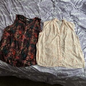 Bundle Of Halogen Sleeveless Blouses